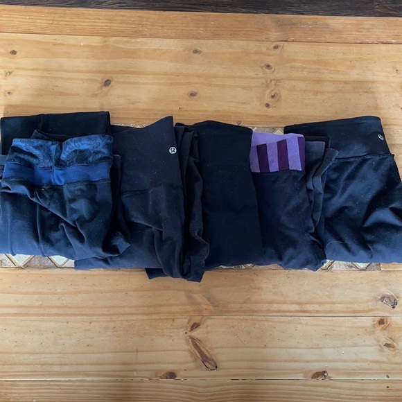 Bundle of 5 Lululemon pants/capri🥰🥰 - Picture 1 of 2